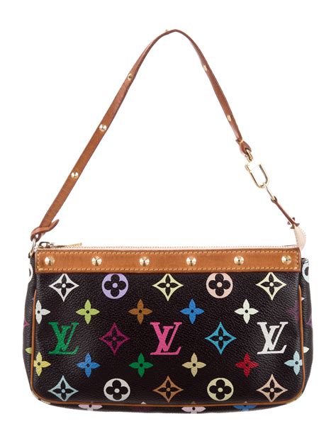 louis vuitton multicolour pochette|Louis Vuitton multicolor wallet.